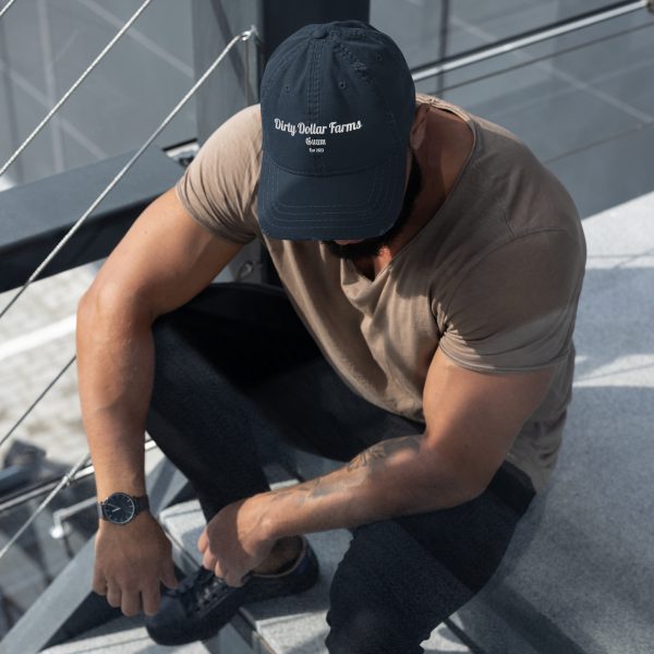 Dirty Dollar Distressed Dad Hat - Image 6
