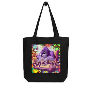 Purple Gorilla Eco Tote Bag
