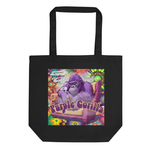 Purple Gorilla Eco Tote Bag - Image 3