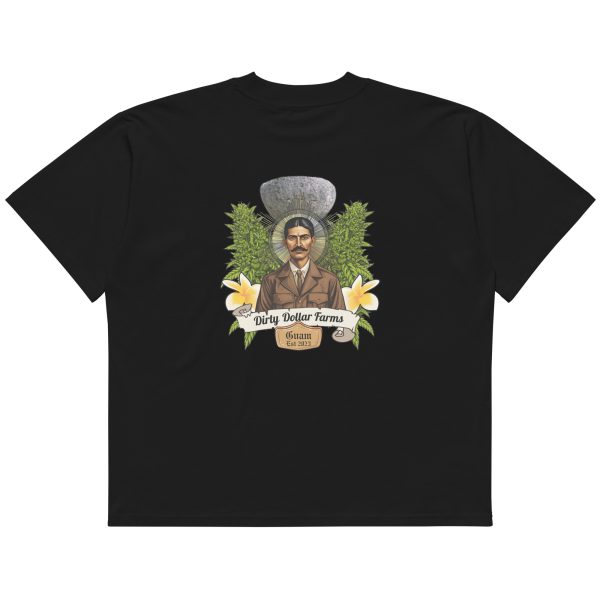 Dirty Dollar Unisex organic oversized high neck t-shirt - Image 7