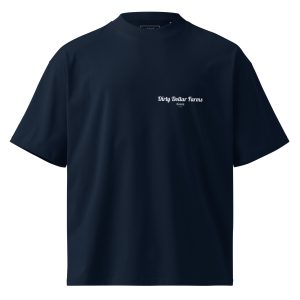 Dirty Dollar SL Unisex organic oversized high neck t-shirt