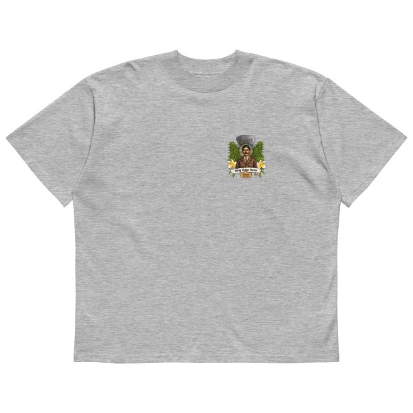 Dirty Dollar Unisex organic oversized high neck t-shirt - Image 8