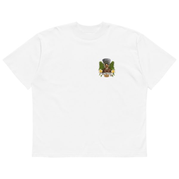 Dirty Dollar Unisex organic oversized high neck t-shirt - Image 12