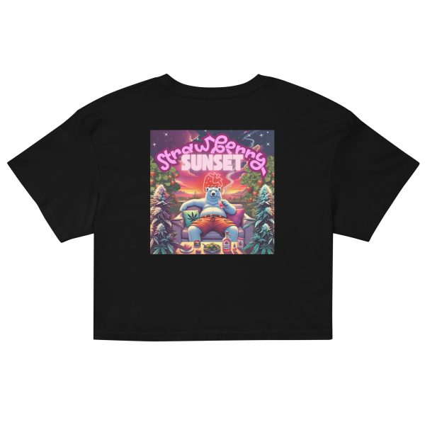 Dirty Dollar Strawberry Sunset Women’s crop top - Image 5