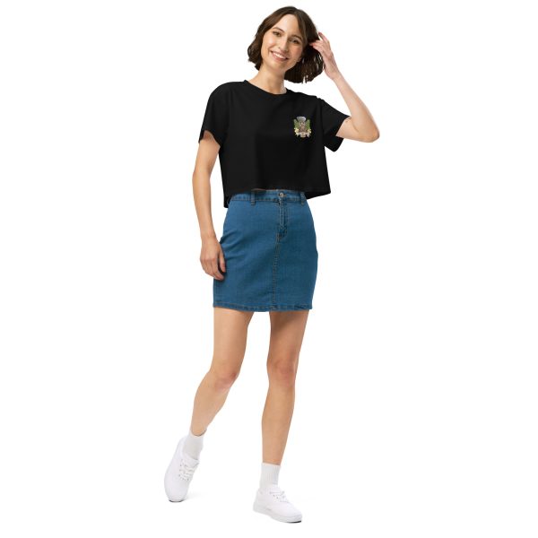 Dirty Dollar Strawberry Sunset Women’s crop top - Image 3