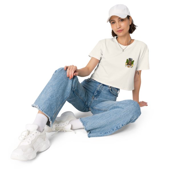 Dirty Dollar Strawberry Sunset Women’s crop top - Image 8