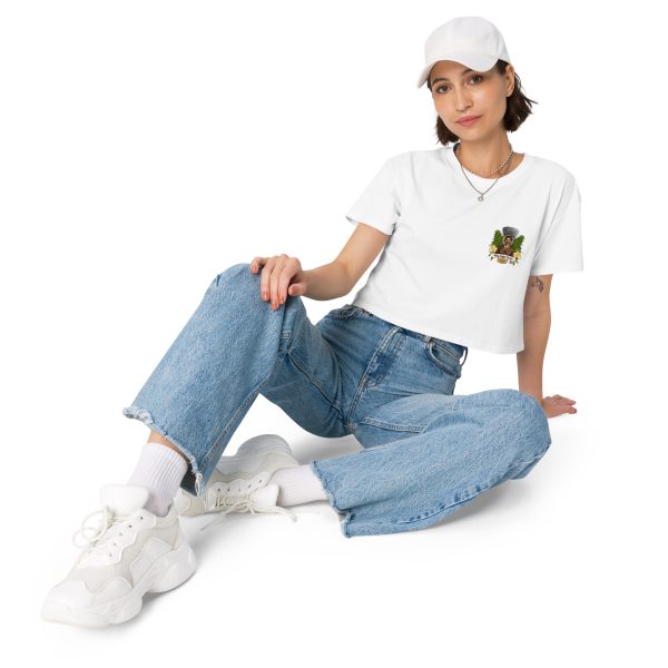 Dirty Dollar Strawberry Sunset Women’s crop top - Image 9